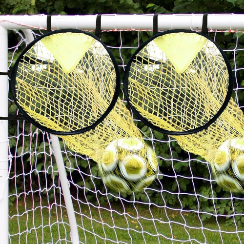 Football Training Net Foldable Soccer Goal Target Net, Throwing Net, 2Pack, Backyard Multipurpose Training Accessory 1