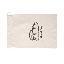 Moisture Proof Bread Bag with Liner Drawstring Closure Food-A