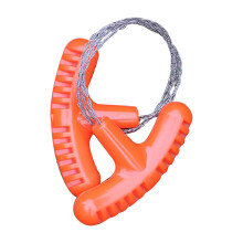 Pocket Wire Saw Cable Saw Hand Pocket Chainsaw Cord Rope Saw Orange Survival Tool Backpack Gear For Camping