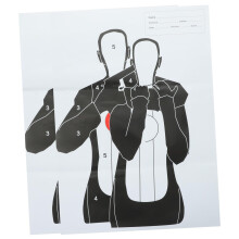 Professional Shooting Target Paper With Zombie Skeleton Pattern For Pellet Gun Target Practice And Aim Labels