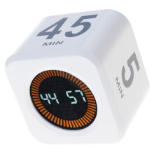 Gravities Sensors Countdown Study Timer with LED Display-White