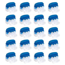 Conectores IDC avançados, resistentes à umidade e com decapagem automática (314-BOX), para fios de 0,5 mm² a 1,5 mm², kit com 20 peças para uso