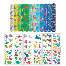 Jouets lumineux, fournitures de loisirs créatifs non toxiques sur le thème des dinosaures pour les fêtes d'enfants, comprenant des tatouages