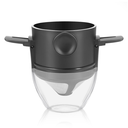 Foldable Coffee Maker No Paper Filter Need Double Meshes
