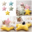 Decorative Star Pillow Premium Polyester Plush Cushion-Blue 40 3