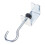 Adjustable 360 Degree Rotating Metal Hook Under Table Edge-10 5