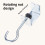 Adjustable 360 Degree Rotating Metal Hook Under Table Edge-10 7