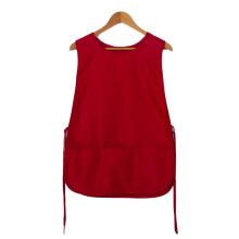 Cobbler Apron Unisex Vanntett Forkle med 2 Dype Lommer Kunstforkle for Maling Rengjøring Kjøkken Hagearbeid, Slitesterk Polyester Bomull Justerbar
