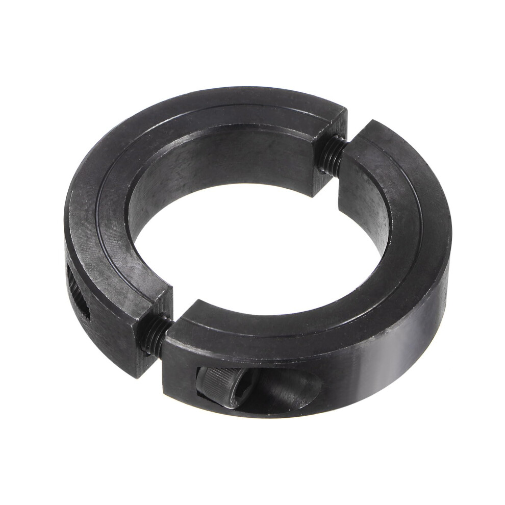 Clampon Shaft Collar 17/8 Inch Bore Double Split Black Oxide Carbon Steel Strong Locking Force 9365049295635