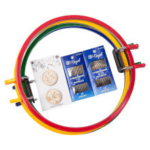 4Pcs Embroidery Hoop Stitching Hoop Embroidery Display-Set 2