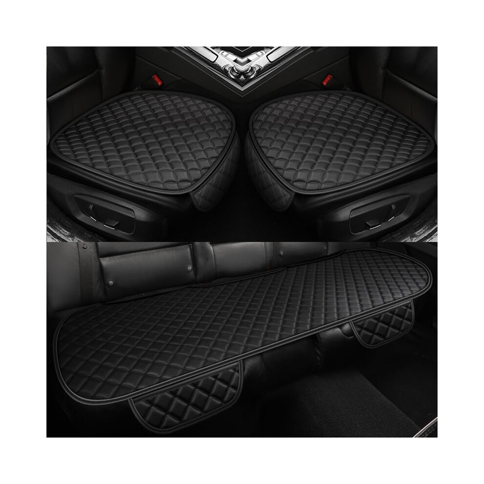 Car Seat Cushion Leather Interior For Volvo V40 20132023 Antislip Waterproof Antiscratch Seat Protector D/ Black 9119770992956