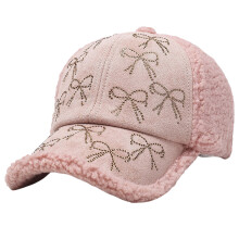 Chapeau de Baseball de décoration de nœud papillon, chapeau-Rose