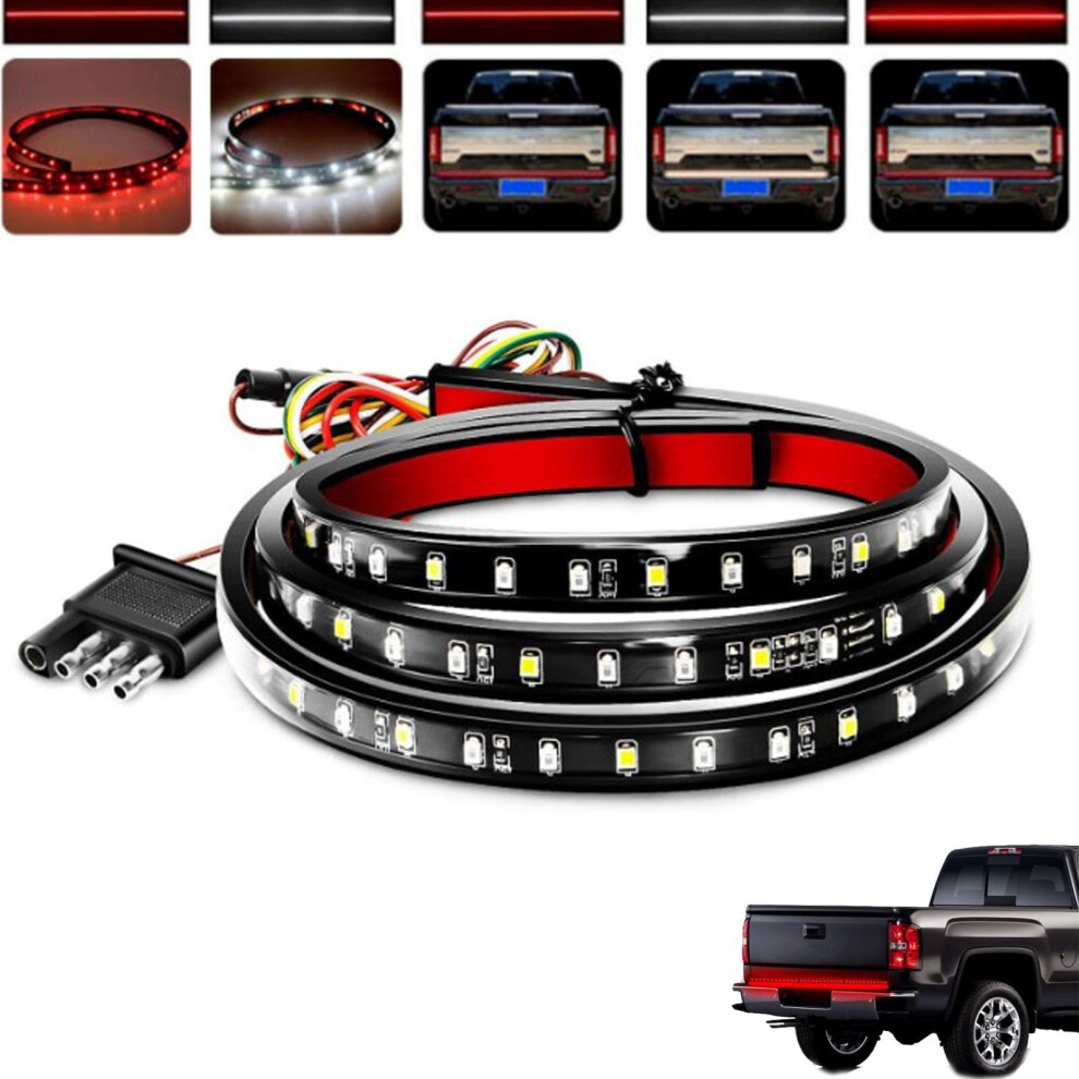 Led Tailgate Bar 48/60 Inch Bright Waterproof Strip With Sequential Turn Signal And Reverse S Light 9119770992208