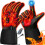 Gants chauffants électriques, coupe-vent, pour activités-Gris 5