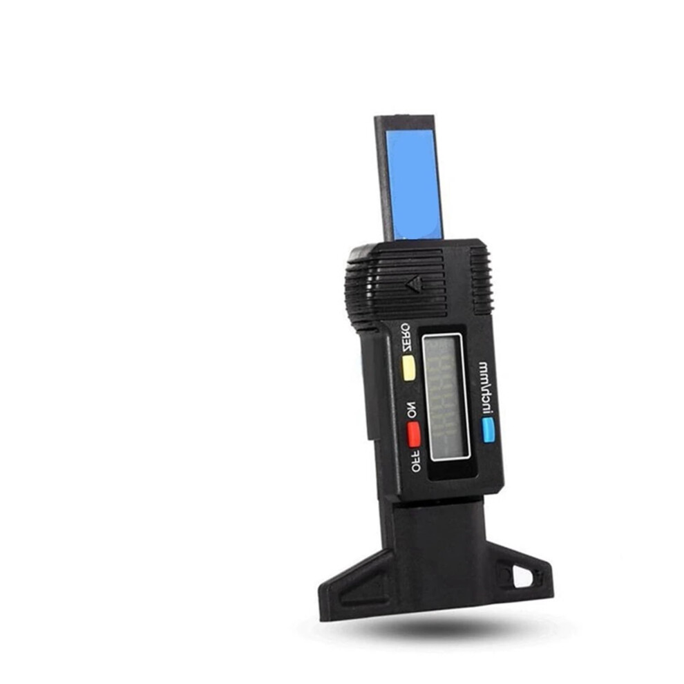 Digital Depth Gauge 025Mm Tire Tread Measurement Tool For Car With Accurate Easy Read Scale Blue 9119770994172