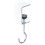 Multipurpose Rotatable Iron Hook Under Desk Mount Organizers-5 4