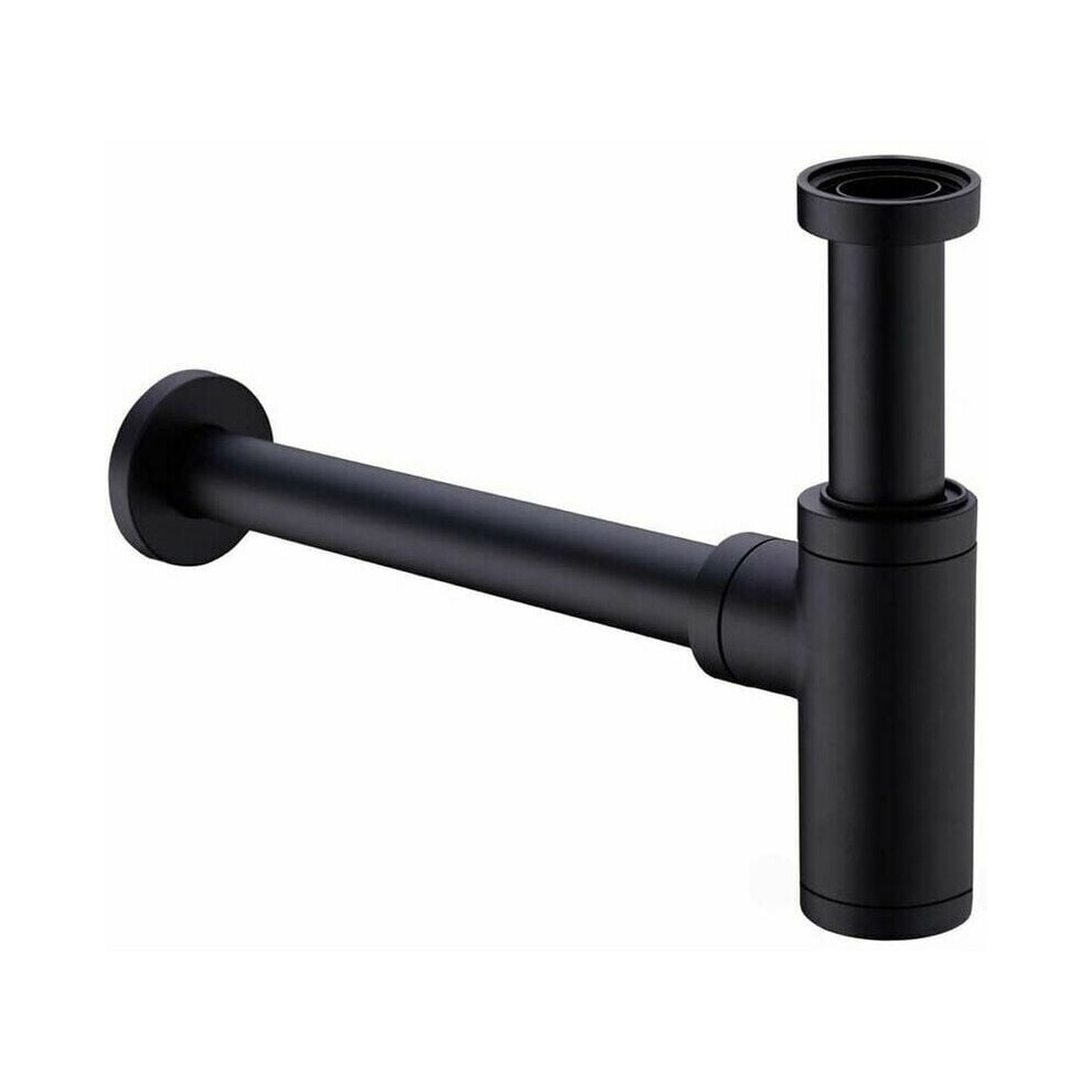 Contemporary Design, Round Bottle P-Trap Adjustable Bathroom Basin Sink, Waste Trap Drain Kit, Durable And Rust-Resistant Brass Construction 9198585136311