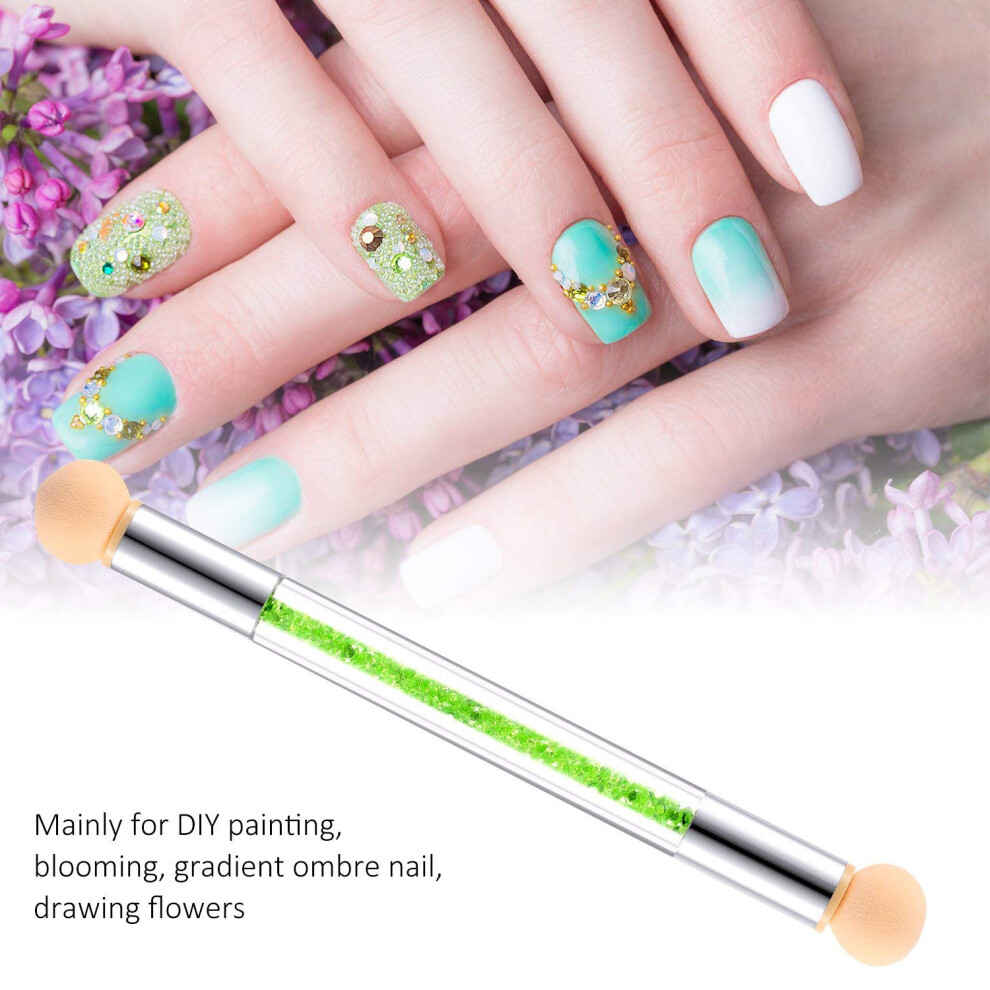 Light Compact Weight Ombre Nail Brush, Washable Latex Sponges Gradient Shading Effect, Professional Manicurist Tool