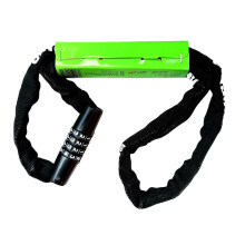 4 Digit Combination Bike Chain Portable AntiTheft Lock Resettable Keyless For Motorcycle Scooter Bicycle Fence Green