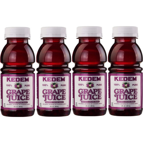 Kedem Concord Mini Grape Juice 240ml (4 Pack)