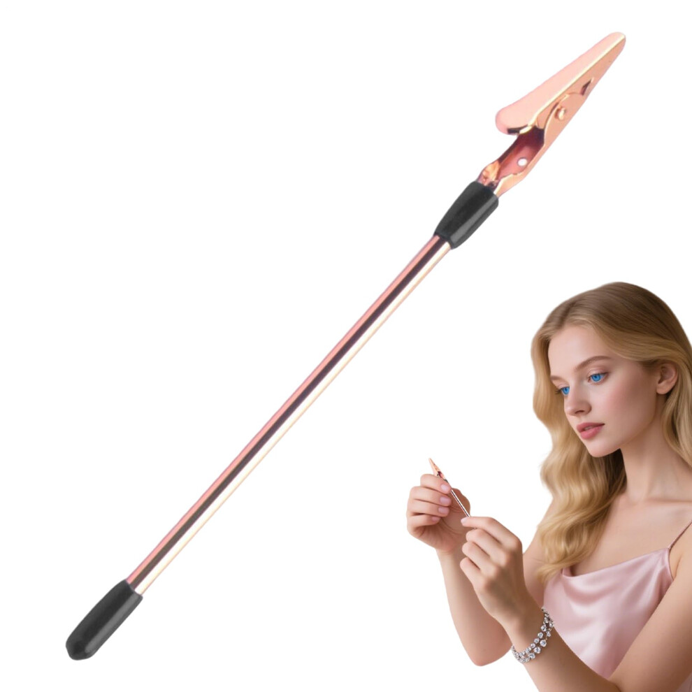 Necklace Helper Tool Quick Release Fastener, Rose Gold, Jewelry Fastening Aid, Compatible With Necklace Styles 9119770993830
