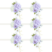Artificial Wrist Corsages Handmade Silk Flower-dingxiangzi