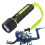 Deep Underwater Flashlight Waterproof Diving Torch Long Range Scuba Light Aluminum Body 1