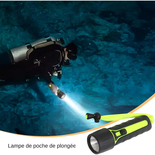 Deep Underwater Flashlight Waterproof Diving Torch Long Range Scuba Light Aluminum Body 1