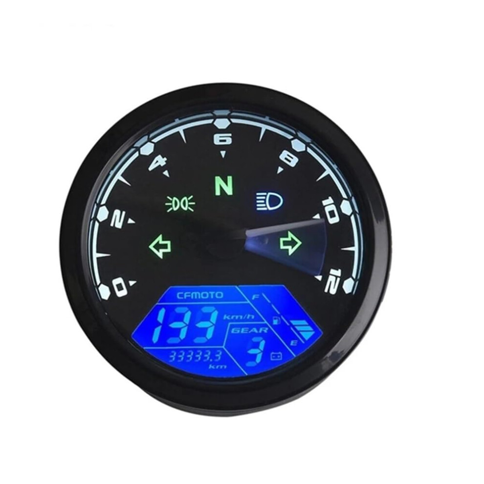 Speedometer Odometer Motorcycle Panel With Multifunction Tachometer, Digital Indicator, Fuel Meter, Night Vision Dial 9119770995292