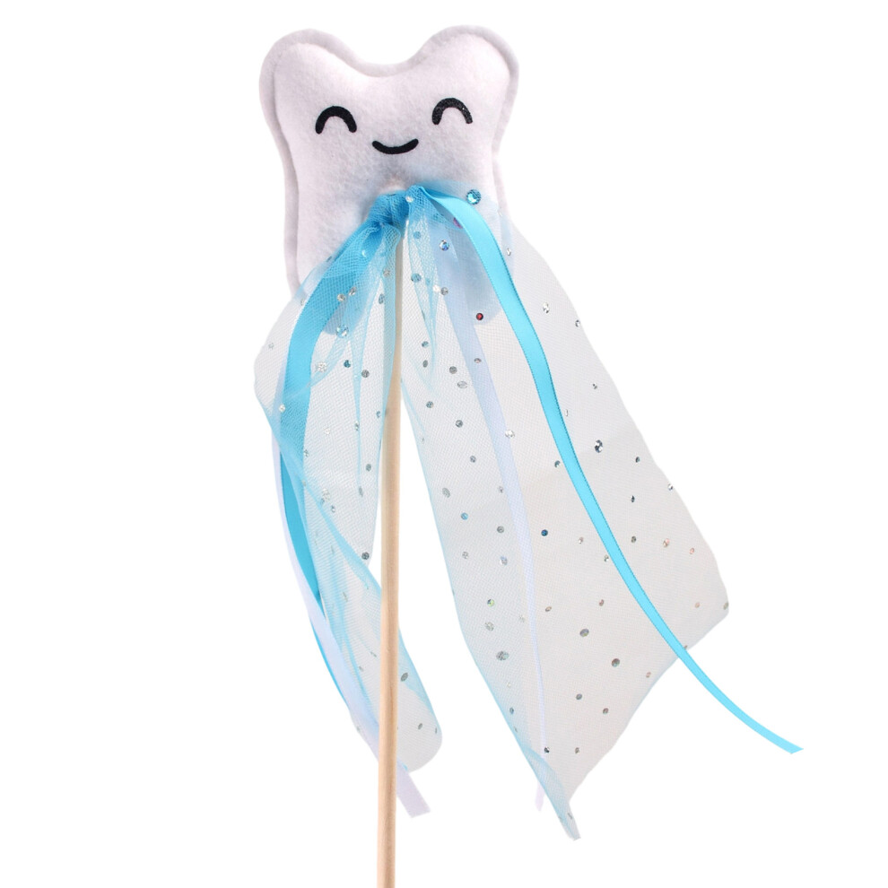 Sky Blue Halloween Wand Tooth Fairies Tool Soft Nonwoven Tulle