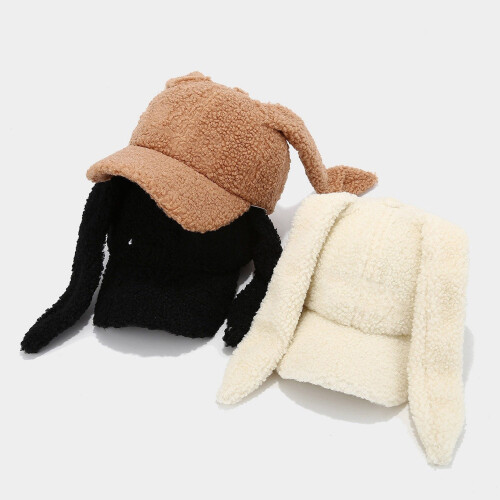 Chapeau de Baseball avec lettres brodées, oreilles de-Noir 1