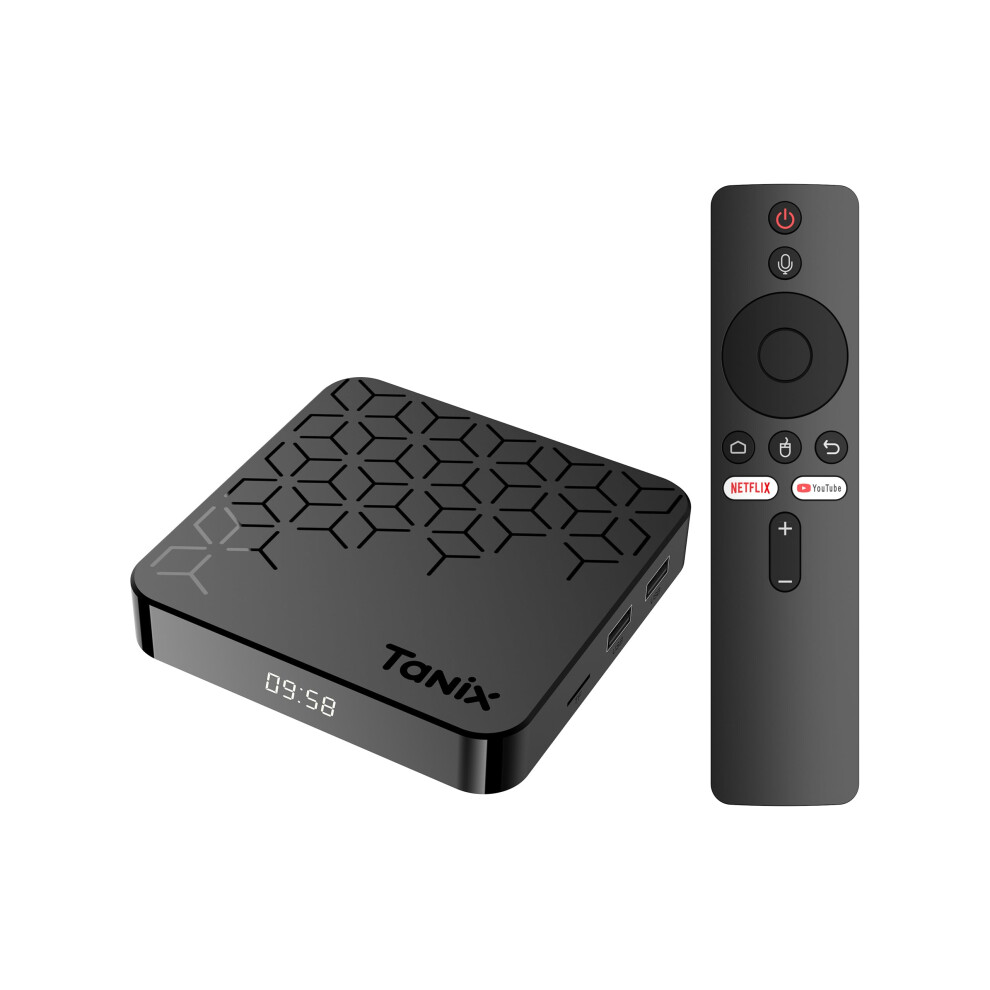 Tv Box 14.0 H728 Quadcore 64Bit, 4K, Dualband 2.4G/5G Wifi6, 3D Hdr10+, Bt5.0, Voice Remote, 4Gb Ram 32Gb Rom 9365049296700