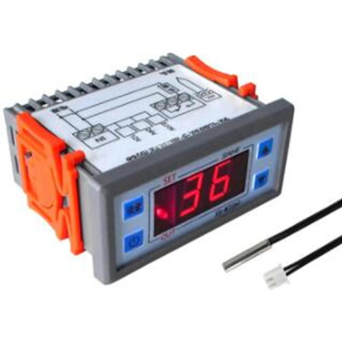 Digital Temperature Controller with Precise Dual Heating Cooling and Easy Calibration 24V 1