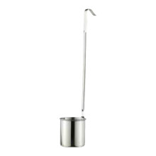 304 Stainless Steel Wine Dipper Metal Sauce Flat Bottom Spoon-L
