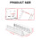 2 PCS Game Card Storage Rack Large Capacity Holder Accessory for 4