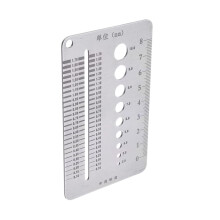 Crack Width Gauges Stainless Steel For Wall Construction Inspection And Monitoring Gap Ruler Measurement Instrument