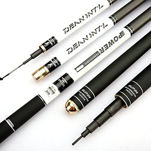 Fishing Rod Telescopic Carbon 28 Model 3.67.2m Platform White