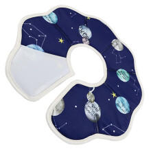Cat Surgery Collar For Postoperative Recovery, Adjustable Size, Soft Padded, Fruits Design