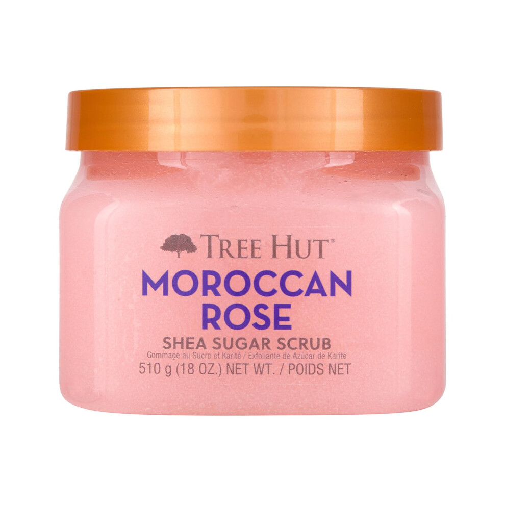 Tree Hut Pink Moroccan Rose Shea Sugar Exfoliating Scrub - 18 Oz By