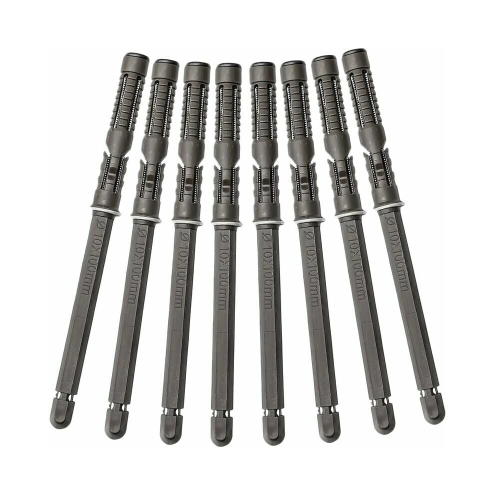 Anti-Rotation Fins For Concrete Wall Anchors, Building Hardware With Heavy Duty Plastic Wall Plug, Ultra High Grip, 10Pcs, 10X100mm, Preferably Materi 9198585137264