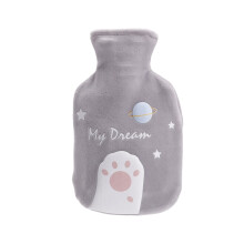 Bouillotte en peluche douce pour femmes et enfants, format portable, thérapie par le chaud et le froid idéale pour les voyages, isolation longue
