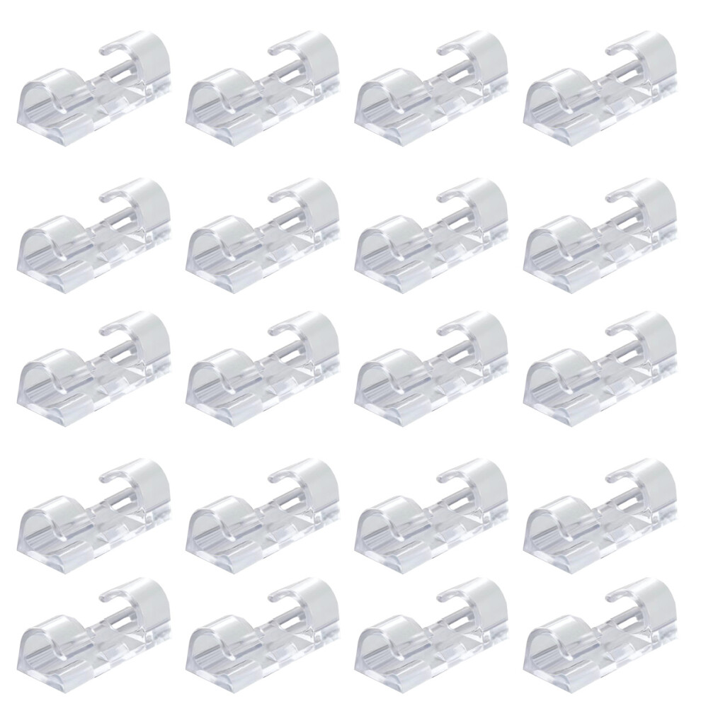 Adhesive Cable Clips For Managing Various Cables, Cord Organizer Cable Management Keeps Your Space Safe And Neat, Versatile And Durable Design Ensures 9198585275959