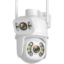 6MP HD Dual Lens Surveillance Camera Outdoor WiFi Camera Night Vision