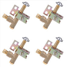 4X Pilot Burner One Way Flame Bracket Can Have Natural or LP Gas 2 Hole Propane /Butane Heavy Pilot Assembly