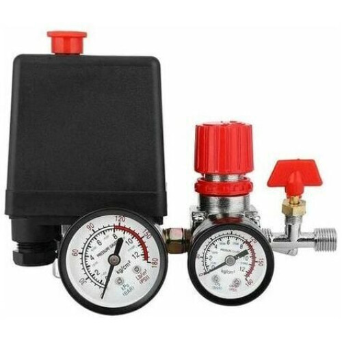 Air compressor pressure switch valve air compressor pressure switch with pressure gauge regulator