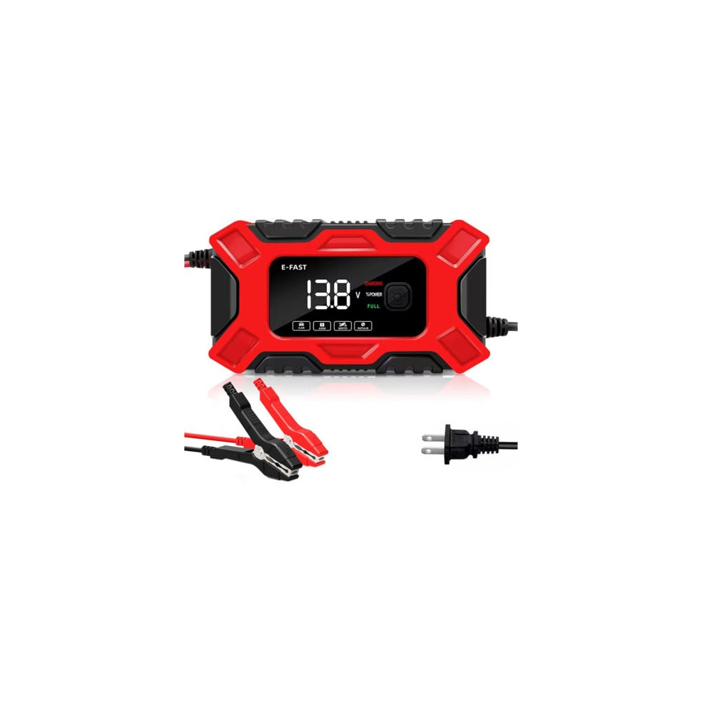 The Intelligent Fully Automatic Battery Charger Maintainer For Automotive Battery Charger Trickle Charger Is Suitable For Automobiles. 6974139608649