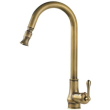 Pull Out Brass Kitchen Faucet Kitchen Faucets Black Faucets Single Hole Swivel Hot and Cold Water Kitchen Water Kitchen Tap