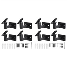 8 Pcs Adjustable Handrail Brackets, Stair Railing Brackets , Hand Rail Brackets for Stairs, Wall Mounted Brackets
