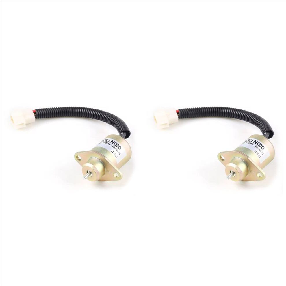 2X 1503Es-12A5uc5s Sa-4569- 12V Shut Off Solenoid For 05 Series D905 D1005 V1205 V1305 V1505 17454-60010 4853239018041