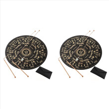 Copper Dowsing Rods - 4PCS Divining Rods+Dowsing Pendulum + Divination Mat- Divining Water, Treasure, Buried Items Etc